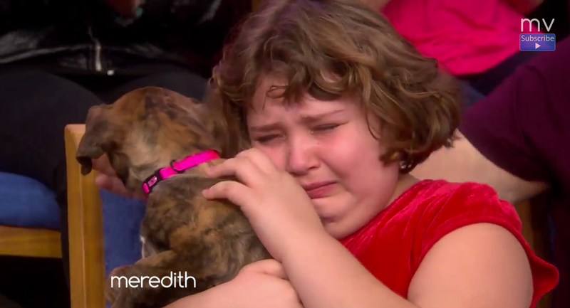 Illustration for article titled Watch This Little Girl React to Getting a Puppy the Exact Perfect Way